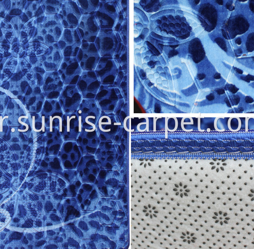 macro embossing design carpet